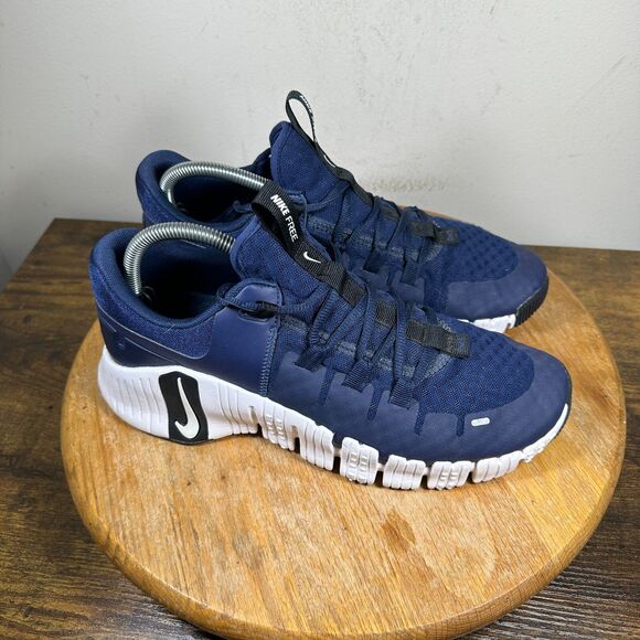 Nike Free Metcon 5 TB College Navy White Mens Size 8.5 Shoes Sneakers FN6616-403 - Picture 1 of 8
